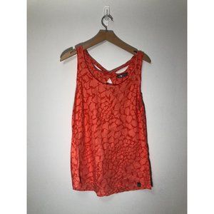 The north face bright colored orange summer Large